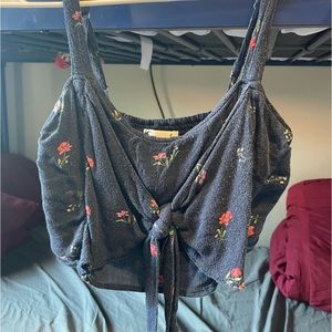 Floral crop top